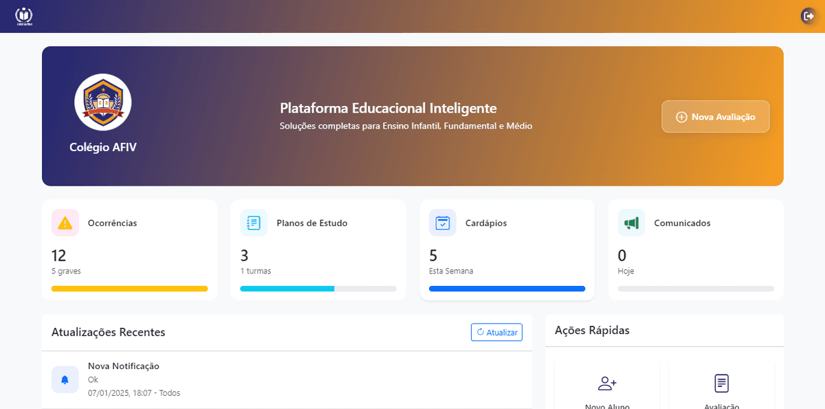 Design da Plataforma